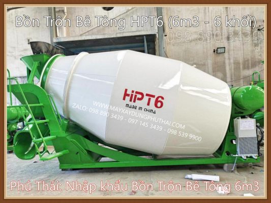 Giá bán bồn trộn bê tông thủy lực - Công Ty CP Máy Xây Dựng Nhập Khẩu Phú Thái